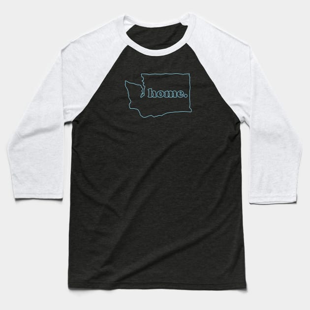 Washington State Home Baseball T-Shirt by happysquatch